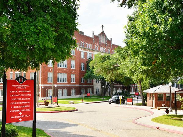 UIW campus admission building