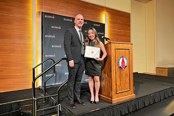 Ceremony Student Getting Award