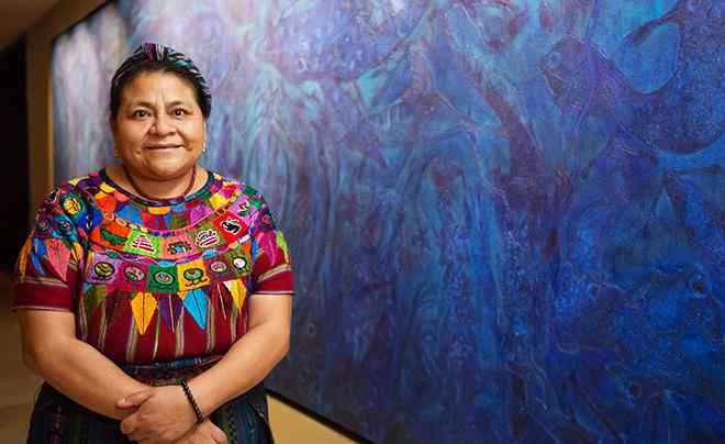 Nobel Peace Prize Winner Rigoberta Menchú Tum