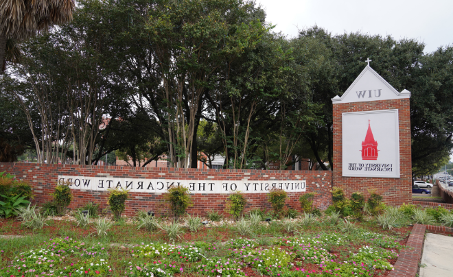 University of the Incarnate Word sign